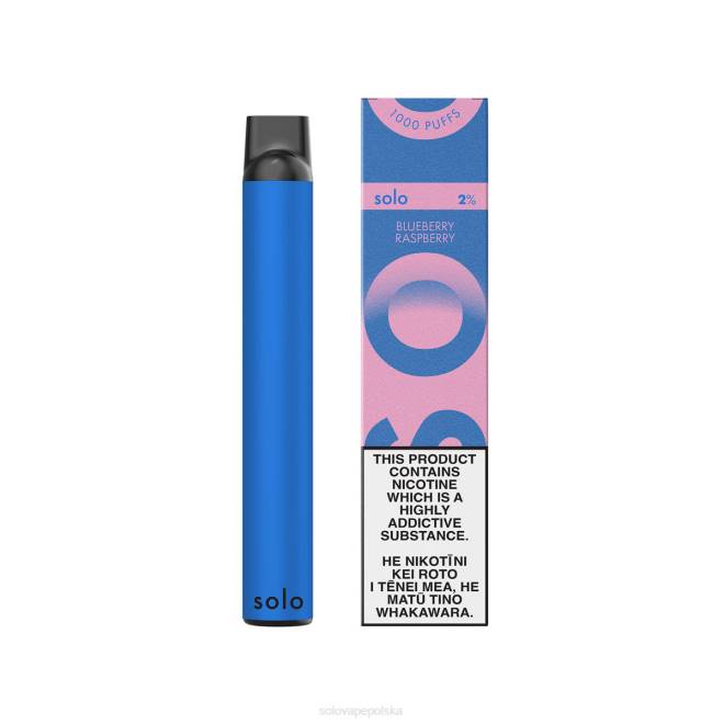 Solo jednorazowa kolekcja vape Paradise jagoda malina | Solo Vape Polska 8D6D19