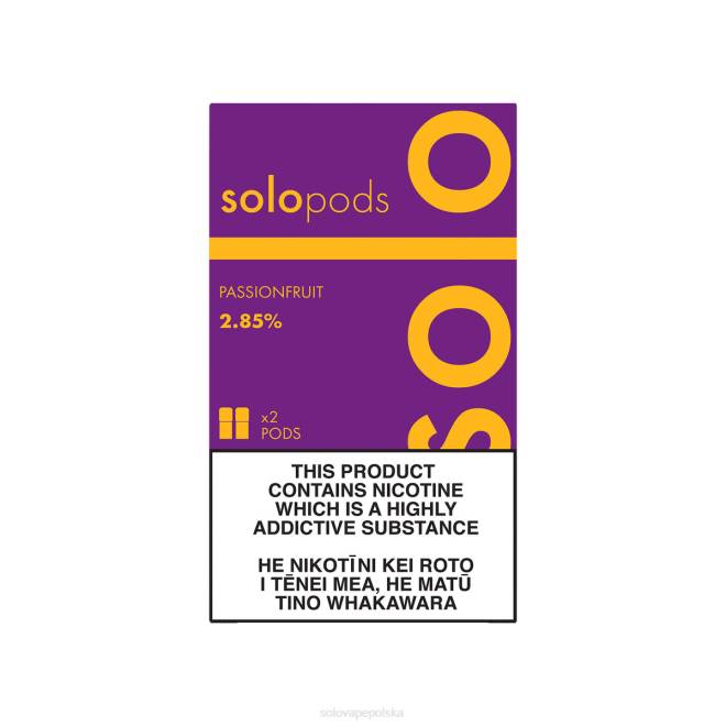Solo wymienne kapsuły, 2 sztuki marakuja | Solo Vape Cena 8D6D56