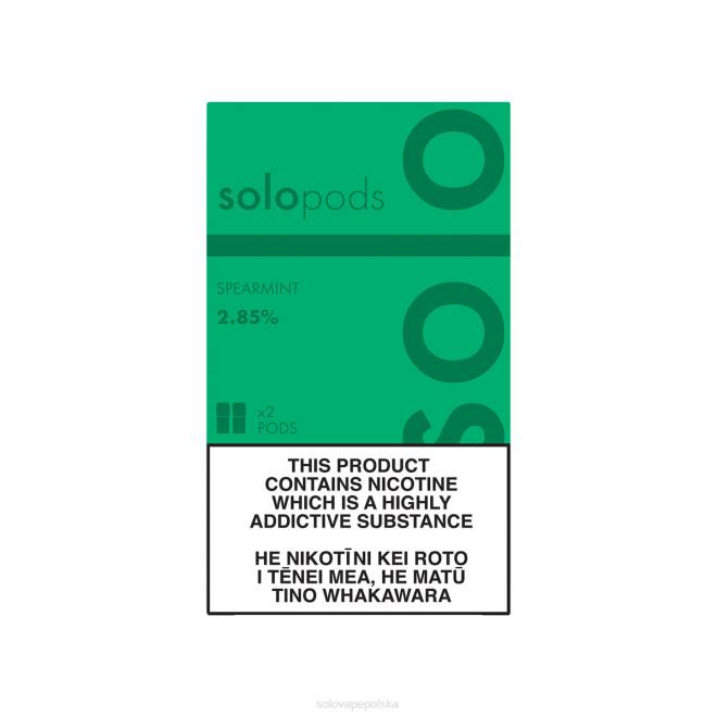 Solo wymienne kapsuły, 2 sztuki mięta | Solo Vape Cena 8D6D62